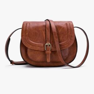 Elegant Brown Crossbody Bag NWT